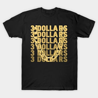 BTS Suga $3 Dollars Chain T-Shirt